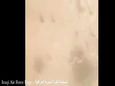 Iraqi Helicopter Pilot lands on the Desert