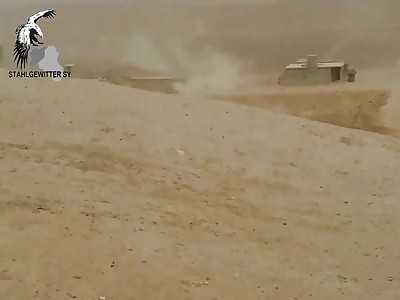 In mosul iraq   ,PMU  soldiers open fire on the incoming ISIS car bomb