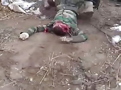 Isis soldiers on massacre