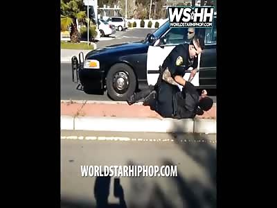 Police Brutality California Cop Beats A Man On The Ground