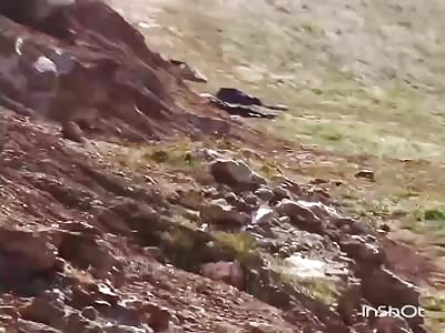 Video of the Islamic state in kirkuk cornering enemies and killing them (part 2 )