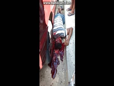 (short video)man brutally murdered in maranguape ,ceara brasil