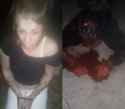 Man hacked to DEATH up by a Machete and burned (different video Girl gets brutally murdered ) 