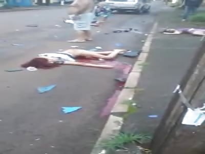 FATAL ACCIDENT IN POMALCA...2 Dead Females Missing Clothing 