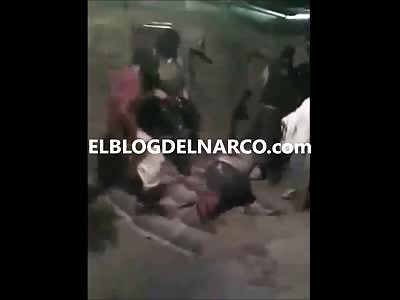 Strong video where the Zetas decapitate another member of the Northeastern Cartel
