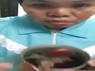 employee forced to drink her own  menstrual blood