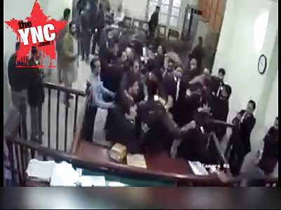 big fight at court 