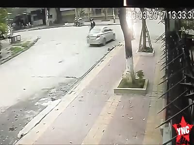 tramp gets run over and dies