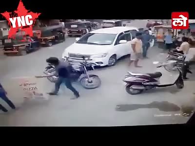  INDIAN THUGS BRUTALLY BEAT YOUTH  