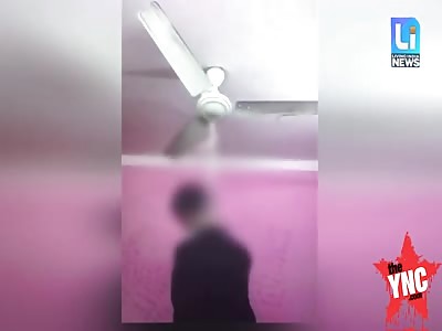 man hangs him self on facebook live [ HIS FACE IS BLURRED]