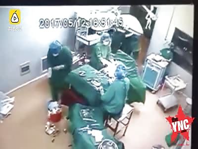 doctor kills other doctor  in the middle of a  surgery operation
