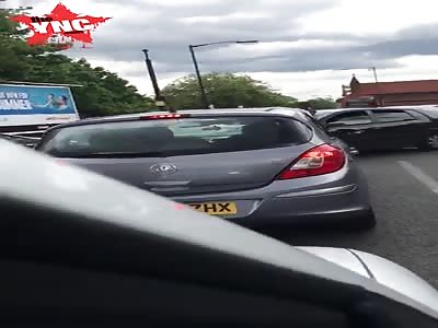road rage in  Birmingham England 
