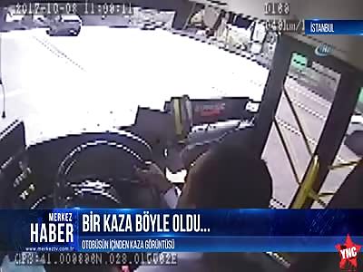 accident in  turkey a bus over turns