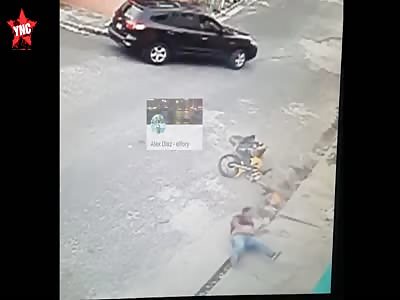 in Dominican Republic - A fat man nearly killed his son