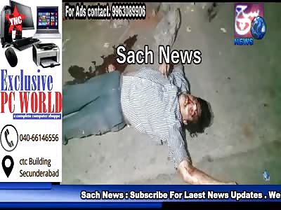   Unknown person dead body suspeciously found in India no one knows why and who he is