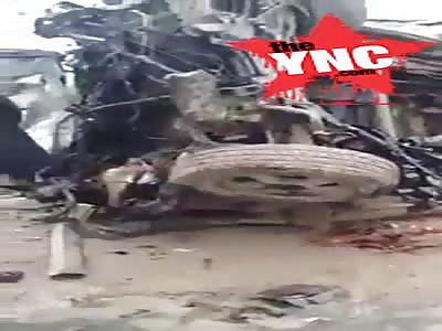 terrible accident  that happened in Baghdad