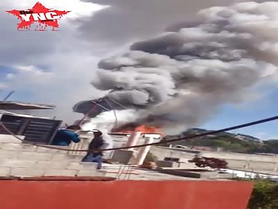 massive  explosion in San CristÃ³bal de las Casas
