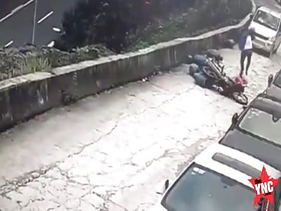 mr wu has a accident 