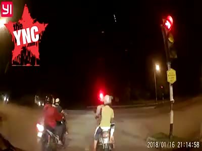 bike accident in Malaysia 