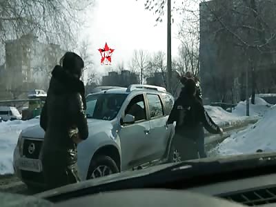 road rage in Russia 