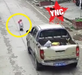 accident  in Wanshui Town Street, Kaili City, Guizhou Province.