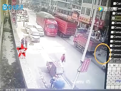 a  4-year-old boy from Fuyuan was crushed by a truck 