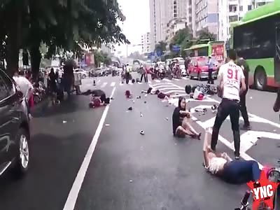  1 people died, many people injured that occurred in Taoyuan Road, Nanning