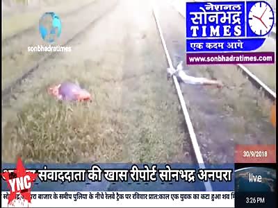 Suicide at  Auri railway station Uttar Pradesh 231225, India
