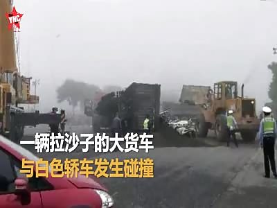 man crushed by a truck in Tianjin