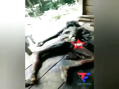 Body discovery of a rotting man in Aek Natas Labuhan Batu Utara