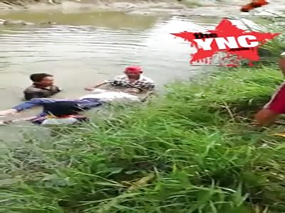 The discovery of the dead body of 16 year old Muhammad Ridwan on the Dombo Sayung River