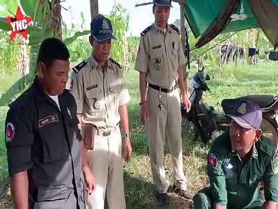 in Cambodia the dead body of Kuoyan Ho, 37-years old died due to bad weather