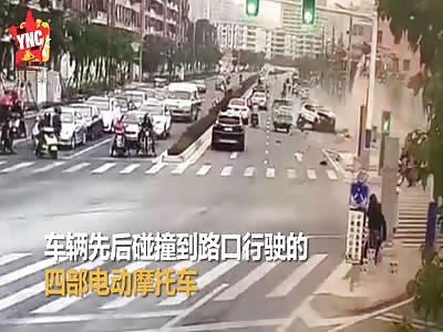 Guangdong Shanwei  car accident 2 dead 3 injured
