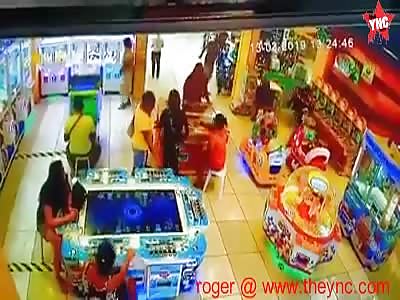SUV Rams into Arcade in the Philippines