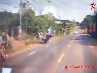 two youths die when there bikes collide into each other in Vietnam