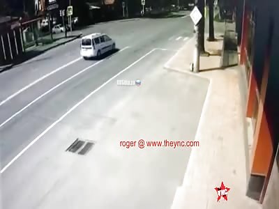 a motorcyclist died by ambulance in Vladikavkaz,Russia 