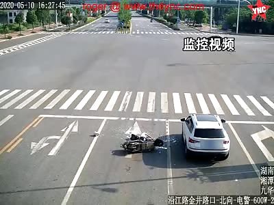zebra crossing accident in Xiangtan