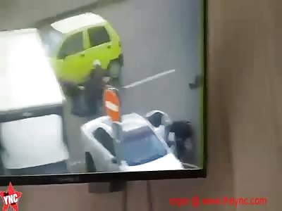 a fight at the car market in Moscow ends with a Muscovite getting shot