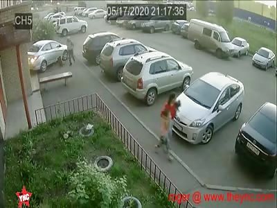 woman was crushed by a  Hyundai Solaris in Moscow