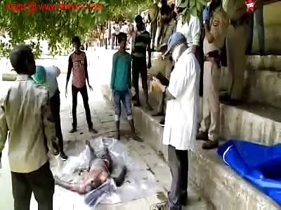 the discovery of a dead body in Uttar Pradesh