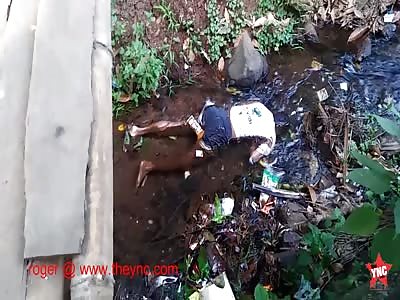 The discovery of a dead body in South Sumatra