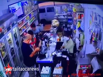 newsagent robbery in Fortaleza,CearÃ¡, Brazil