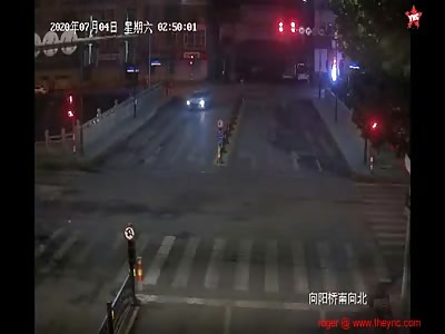 zebra crossing accident in Shanxi 