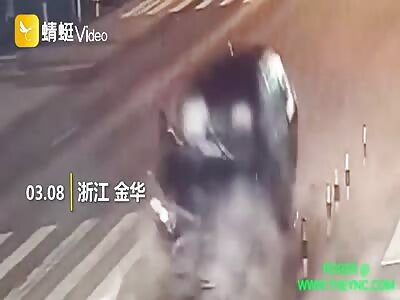 Car crash in Zhejiang