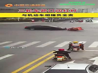 Zebra crossing accident in Guangdong