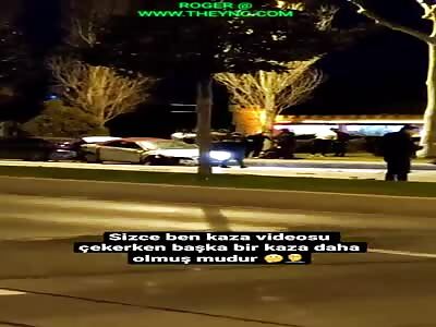 Live Accident Occurred in Turkey while filming another Accident