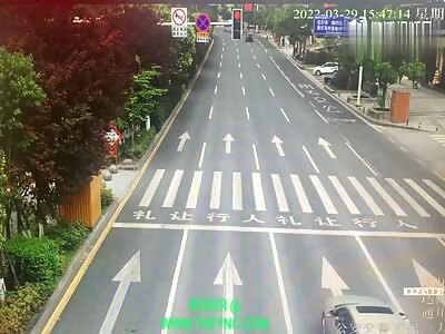 Zebra crossing accident in Guangxi
