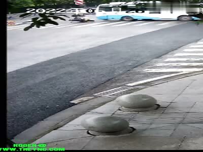 Zebra crossing Accident on Tiancheng Avenue