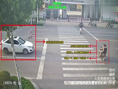 Zebra crossing Accident in Suzhou