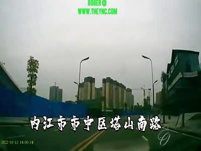 Accident in Neijiang City